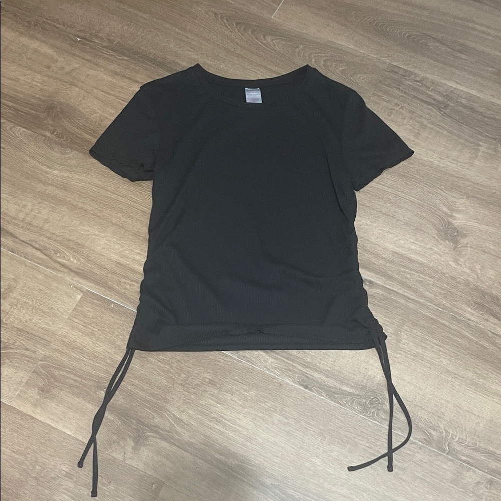 No Boundaries Black Short Sleeve Top